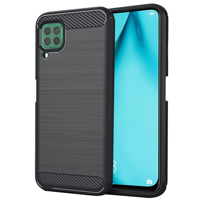 Калъф за Huawei P40 lite 4G, Techsuit, Карбон, Черен