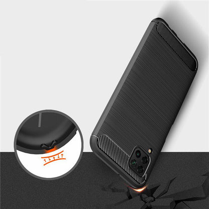 Калъф за Huawei P40 lite 4G, Techsuit, Карбон, Черен