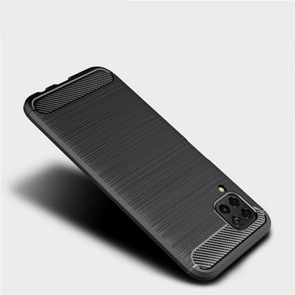 Калъф за Huawei P40 lite 4G, Techsuit, Карбон, Черен