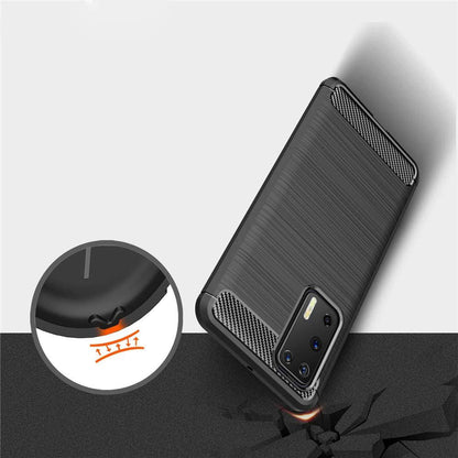 Калъф за Huawei P40 Pro, Techsuit, Карбон, Черен