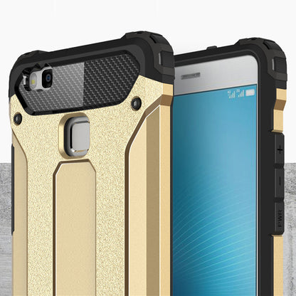 Калъф за Huawei P9 lite (2016), Techsuit, Hybrid Armor, Черен