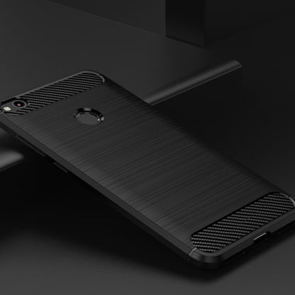 Калъф за Huawei P9 Lite (2017) / P8 Lite (2017), Techsuit, Карбон, Черен
