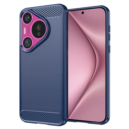 Калъф за Huawei Pura 70, Techsuit, Карбон, Син