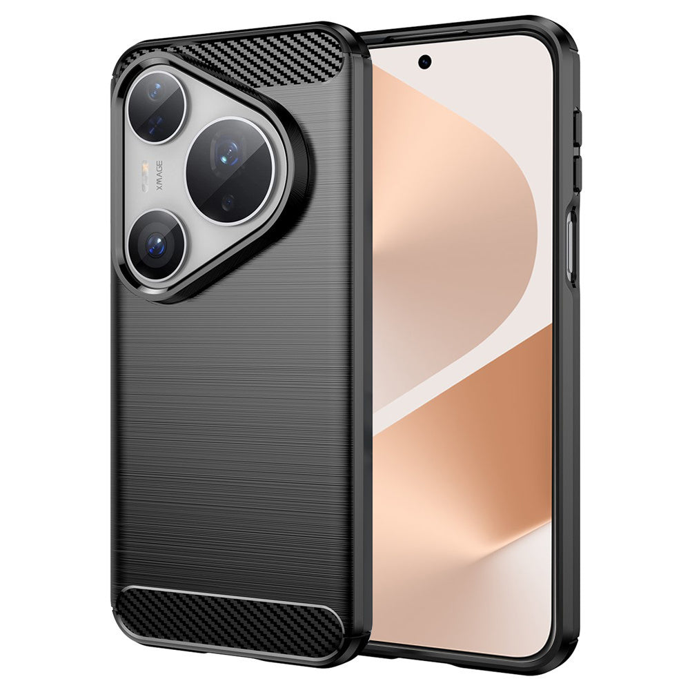 Case for Huawei Pura 80 Pro / Pura 80 Ultra, Techsuit, Carbon, Black