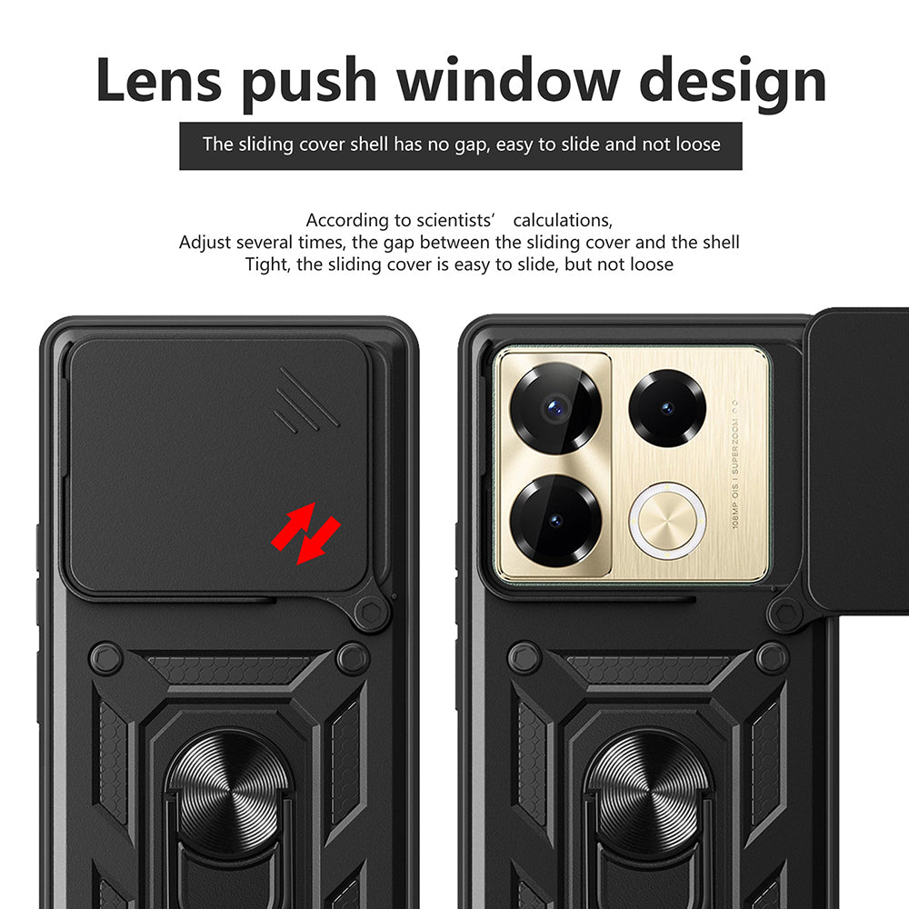 Case for Infinix Note 40 Pro+, Techsuit, CamShield, Pink