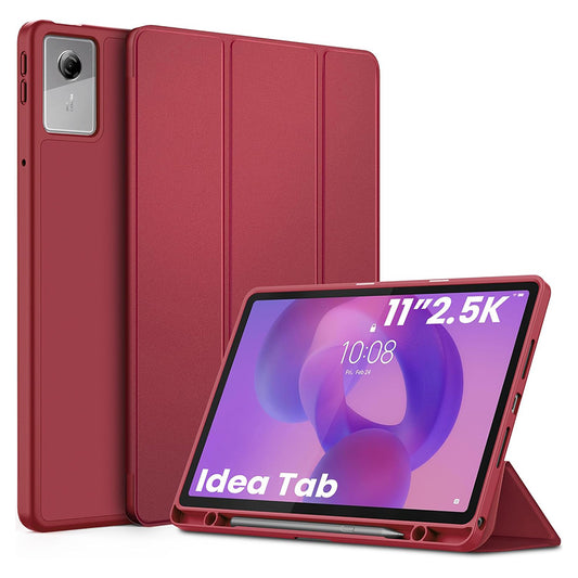 Калъф за Lenovo Idea Tab 11, Techsuit, FoldPro, Червен