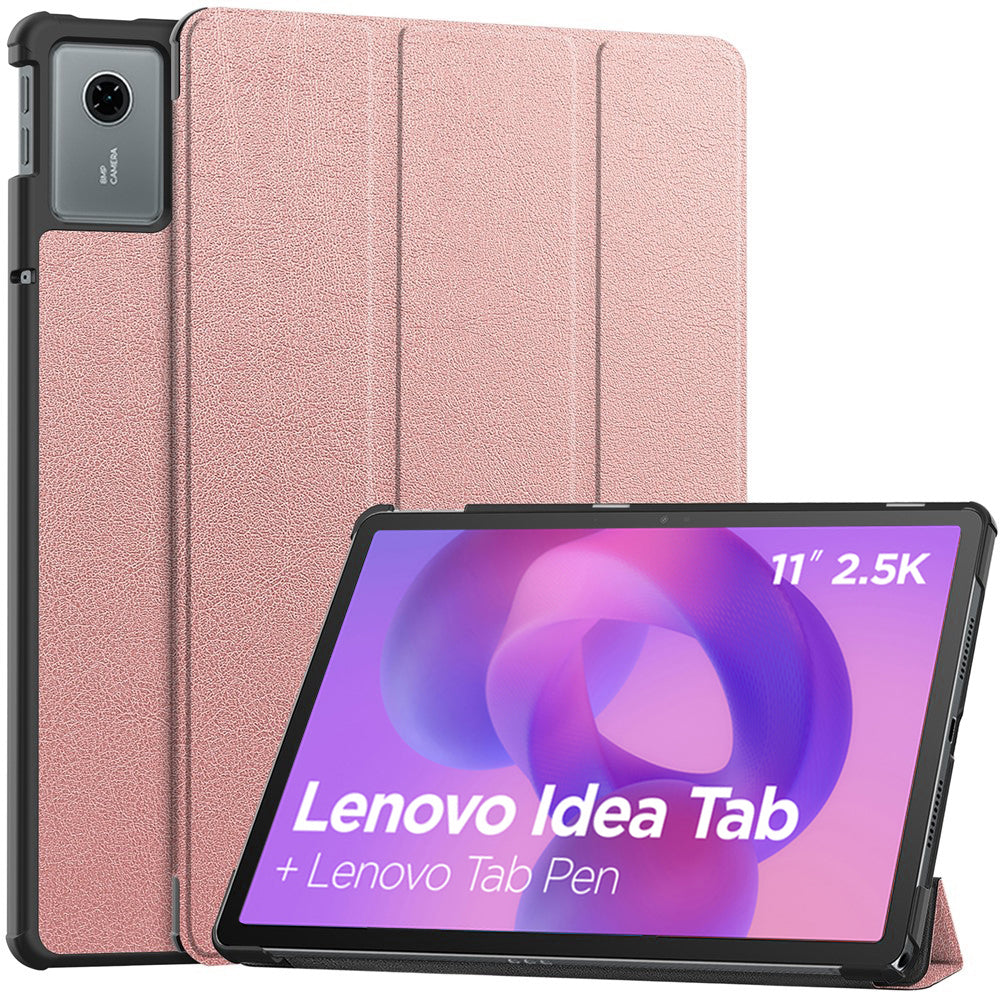 Калъф за Lenovo Idea Tab 11, Techsuit, FoldPro, Розово Злато