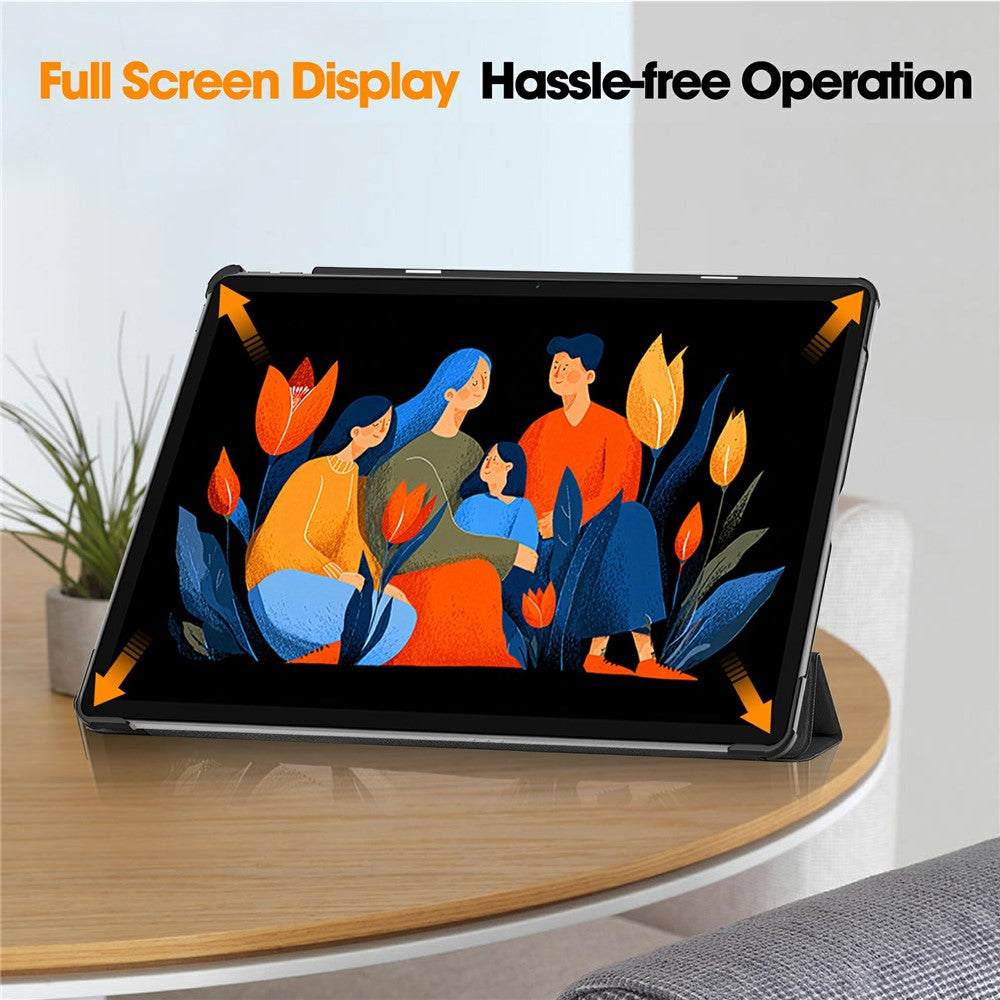 Калъф за Lenovo Idea Tab Plus, Techsuit, FoldPro, Черен