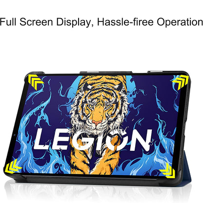 Калъф за Lenovo Legion Y700 (Gen 5), Techsuit, FoldPro, Син