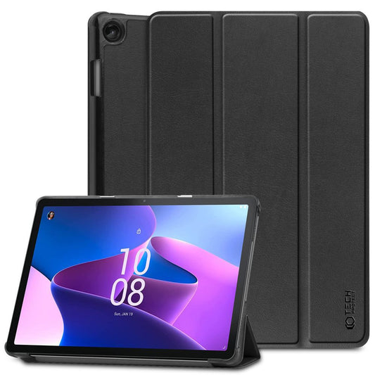 Калъф за Lenovo Tab M10 Gen 3, Tech-Protect, SmartCase, черен 