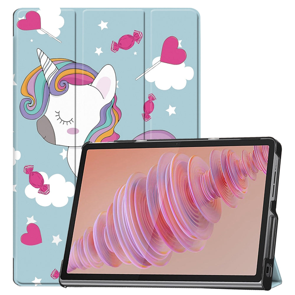 Калъф за Lenovo Tab Plus 11.5 инча, Techsuit, FoldPro Unicorn, Многоцветен
