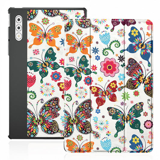 Калъф за Lenovo Yoga Tab Plus, Techsuit, FoldPro Butterfly, Многоцветен