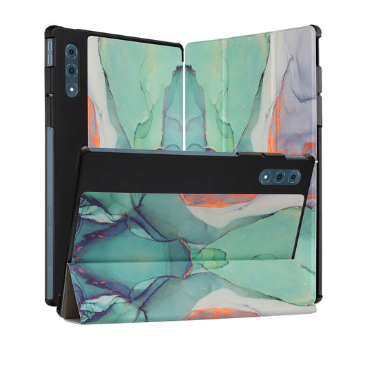 Калъф за Lenovo Yoga Tab Plus, Techsuit, FoldPro Green Time, Многоцветен