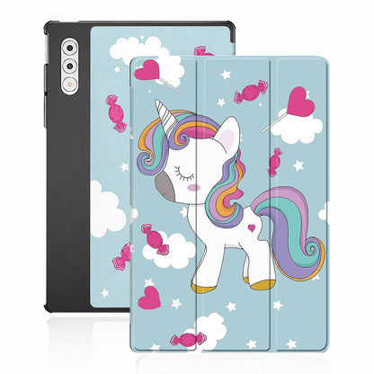 Калъф за Lenovo Yoga Tab Plus, Techsuit, FoldPro Unicorn, Многоцветен