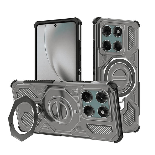 Калъф за Motorola Edge 60 Pro, Techsuit, Carbon Shield Pro, Опушен