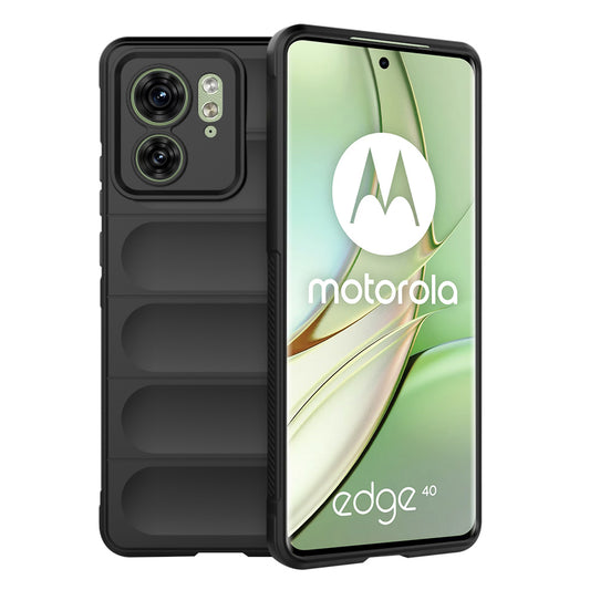 Калъф за Motorola Edge (2023) / Edge 40, Techsuit, Magic Shield, Черен