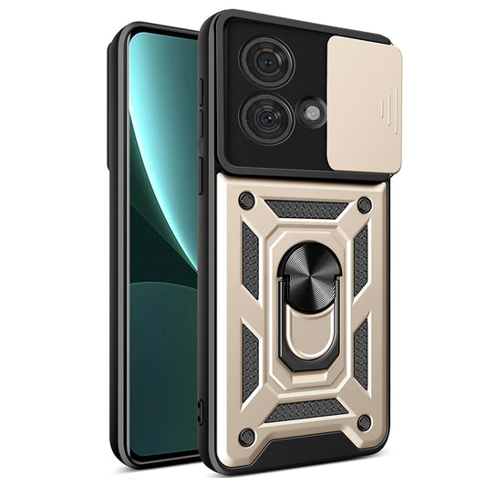 Калъф за Motorola Edge 40 Neo, Techsuit, CamShield, Златист