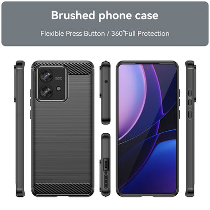 Калъф за Motorola Edge 40 Neo, Techsuit, Карбон, Черен