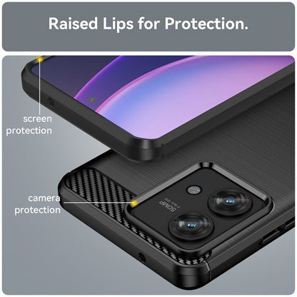 Калъф за Motorola Edge 40 Neo, Techsuit, Карбон, Черен