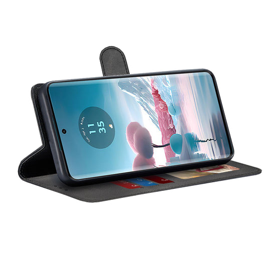 Калъф за Motorola Edge 40 Neo, Techsuit, Diary Book, Черен