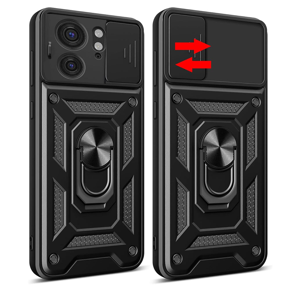 Калъф за Motorola Edge 40, Techsuit, CamShield, Черен