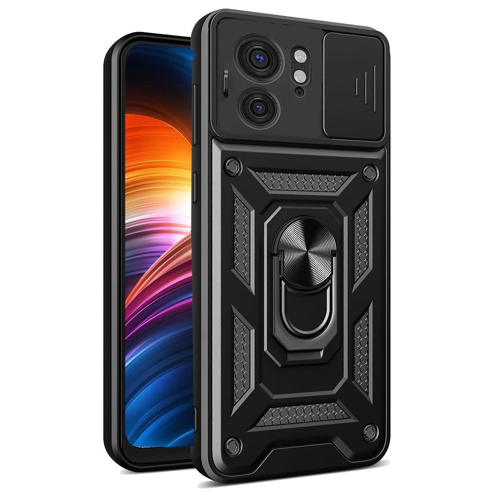 Калъф за Motorola Edge 40, Techsuit, CamShield, Черен