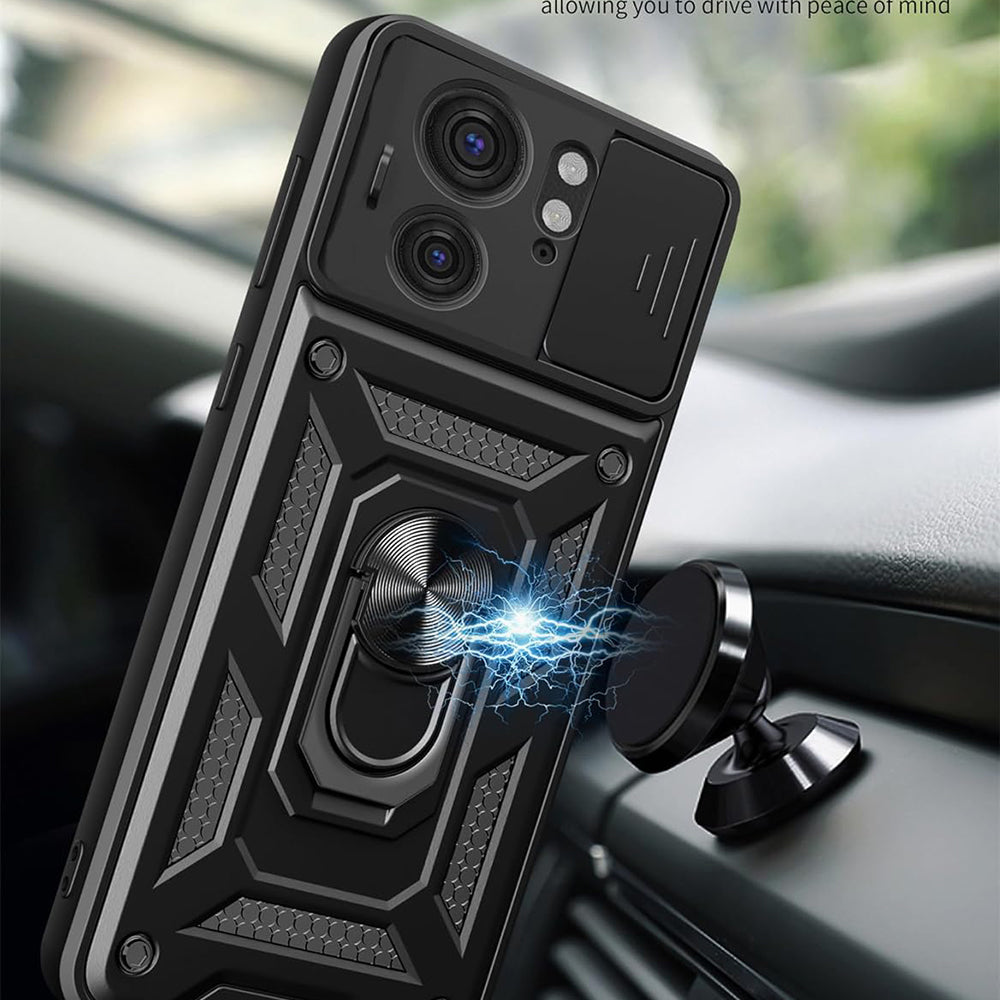 Калъф за Motorola Edge 40, Techsuit, CamShield, Черен
