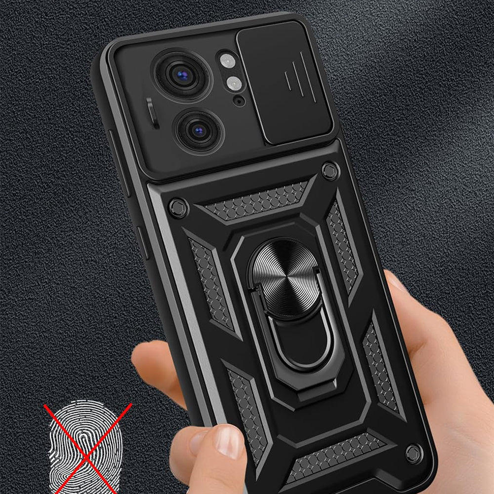 Калъф за Motorola Edge 40, Techsuit, CamShield, Черен