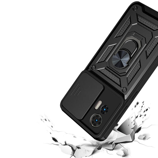 Калъф за Motorola Edge 50 Fusion, Techsuit, CamShield, Черен