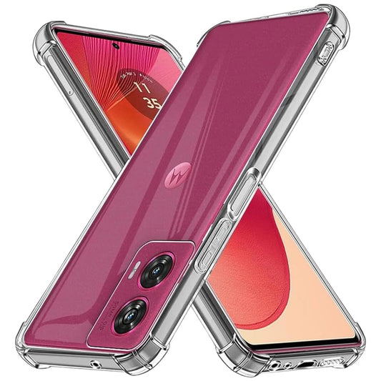Калъф за Motorola Edge 50 Fusion, Techsuit, противоударен прозрачен, прозрачен