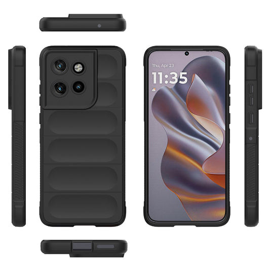 Калъф за Motorola Edge 60 Neo / Edge 50 Neo, Techsuit, Magic Shield, Черен
