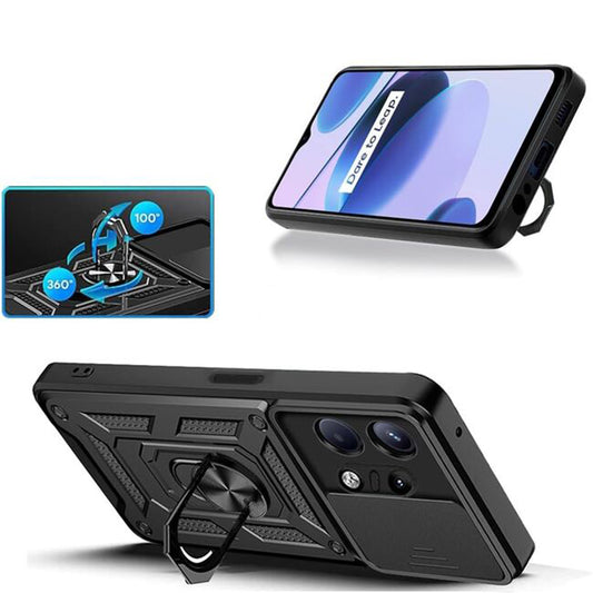 Калъф за Motorola Edge 50 Pro, Techsuit, CamShield, Син