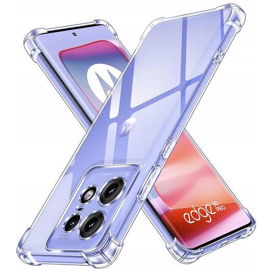 Калъф за Motorola Edge 50 Pro, Techsuit, Shockproof Clear, Прозрачен