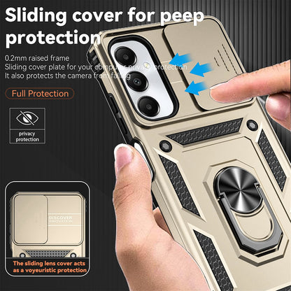 Калъф за Motorola Edge 50, Techsuit, CamShield, Златист