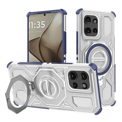 Калъф за Motorola Edge 50, Techsuit, Carbon Shield Pro, Син