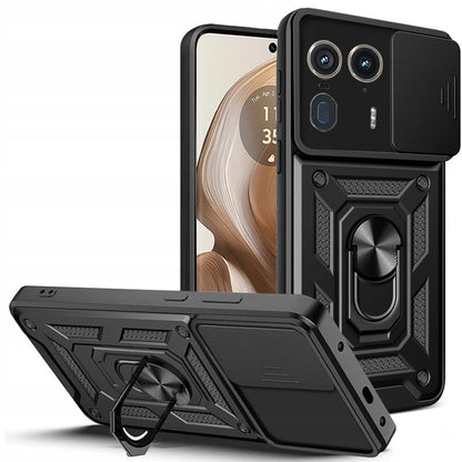 Case for Motorola Edge 50 Ultra, Techsuit, CamShield, Black
