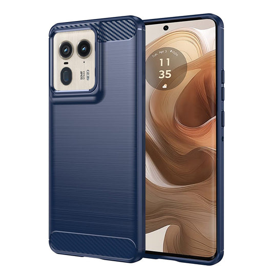Калъф за Motorola Edge 50 Ultra, Techsuit, Карбон, Син