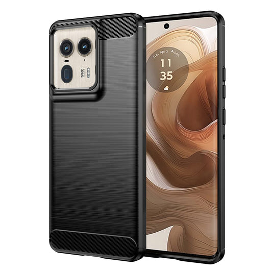 Калъф за Motorola Edge 50 Ultra, Techsuit, Карбон, Черен