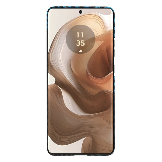 Калъф за Motorola Edge 50 Ultra, Techsuit, Carbonite FiberShell, Черно Синьо