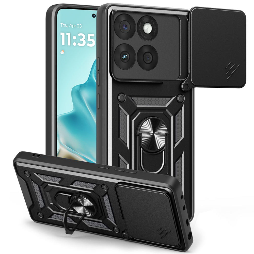Калъф за Motorola Edge 60 Fusion / Edge 60, Techsuit, CamShield, Черен