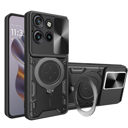 Калъф за Motorola Edge 60 Neo / Edge 50 Neo, Techsuit, CamGuard Pro, Черен