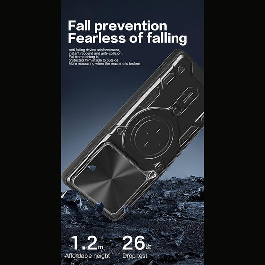 Калъф за Motorola Edge 60 Pro, Techsuit, CamGuard Pro, Розово злато