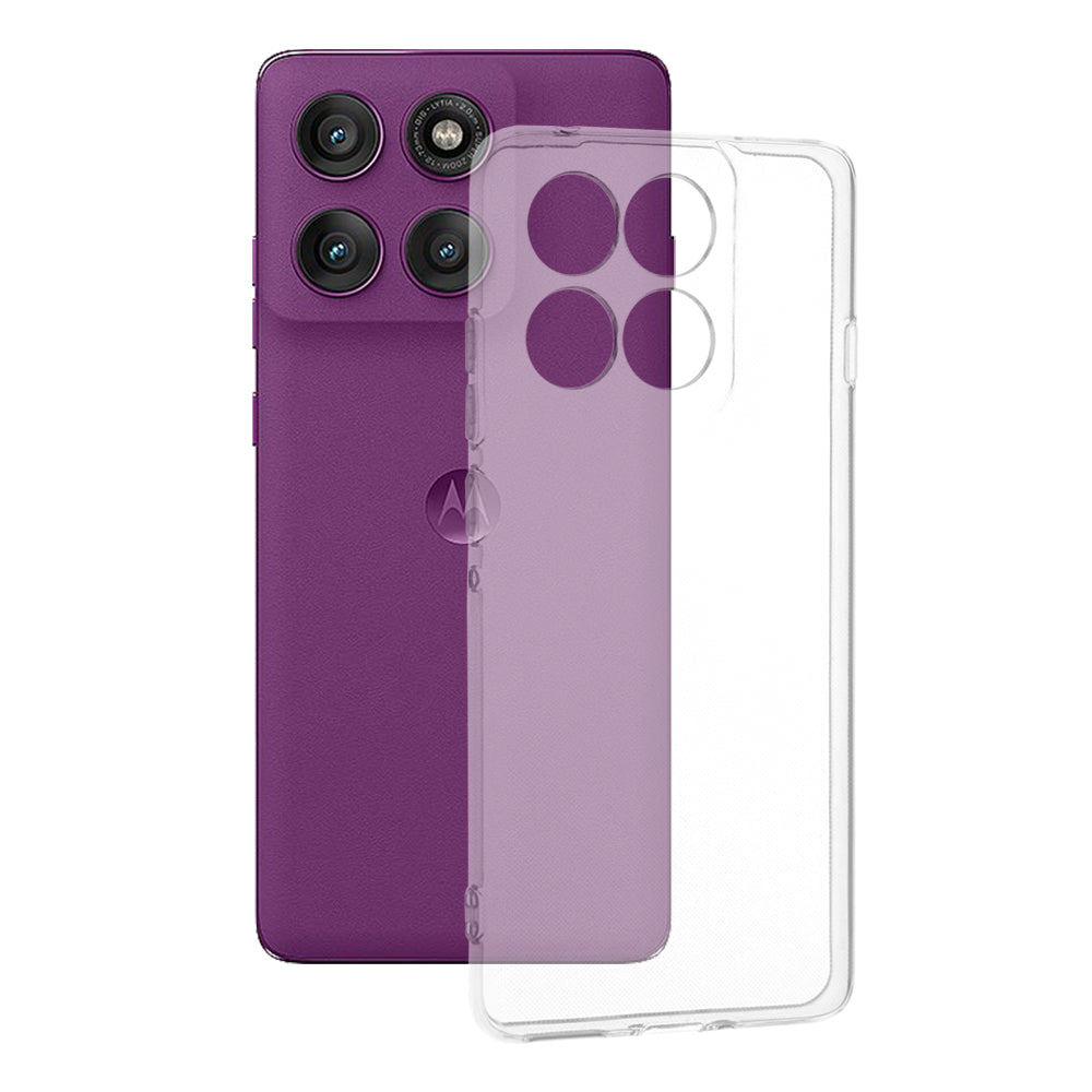 Калъф за Motorola Edge 60 Pro, Techsuit, прозрачен, прозрачност
