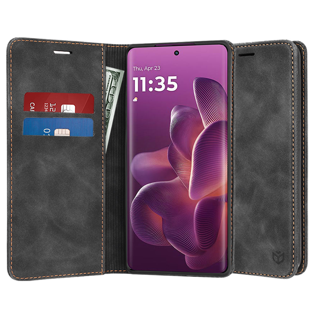 Калъф за Motorola Edge 60 Pro, Techsuit, Confy, Черен