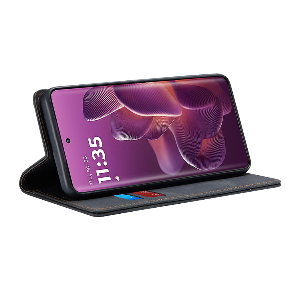 Калъф за Motorola Edge 60 Pro, Techsuit, Confy, Черен