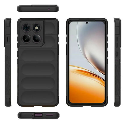 Калъф за Motorola Edge 60 Pro, Techsuit, Magic Shield, Черен