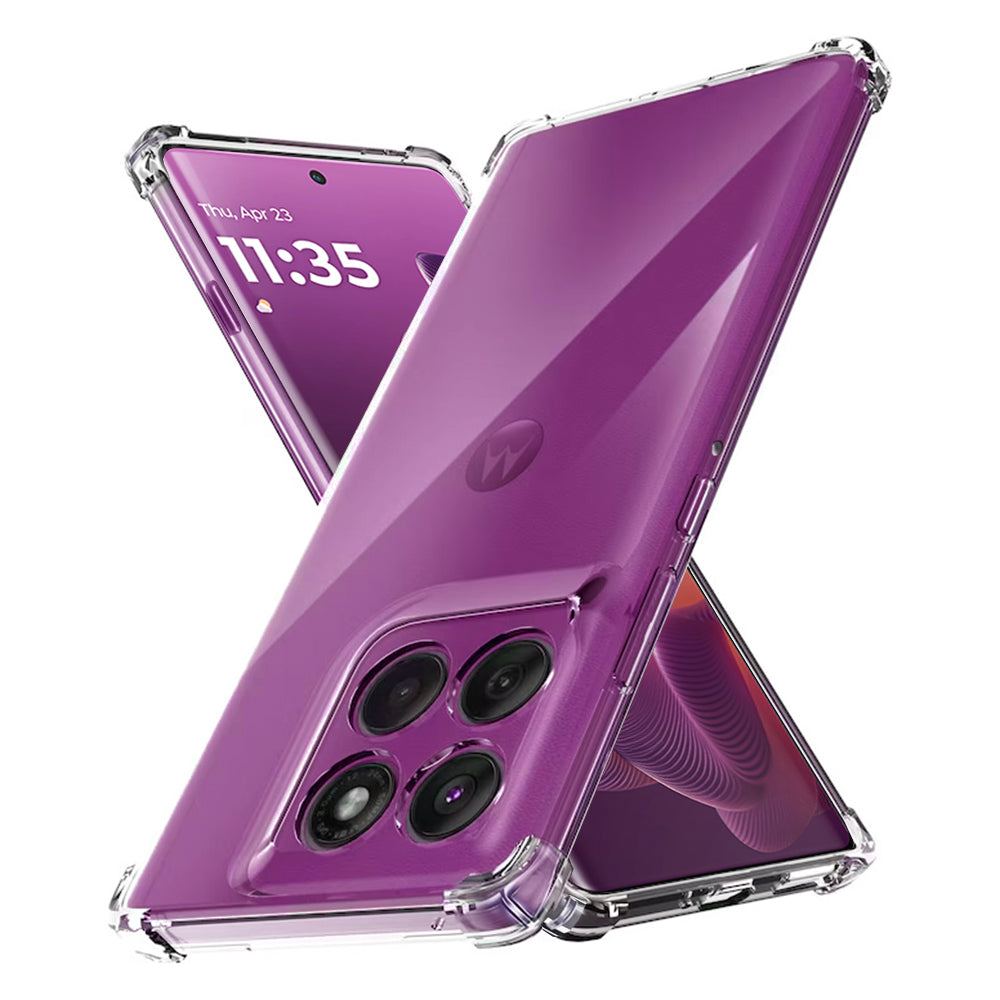 Калъф за Motorola Edge 60 Pro, Techsuit, противоударен прозрачен, прозрачен