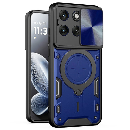 Калъф за Motorola Edge 70 Fusion, Techsuit, CamGuard Pro, Син