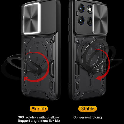 Калъф за Motorola Edge 70 Fusion, Techsuit, CamGuard Pro, Лилав