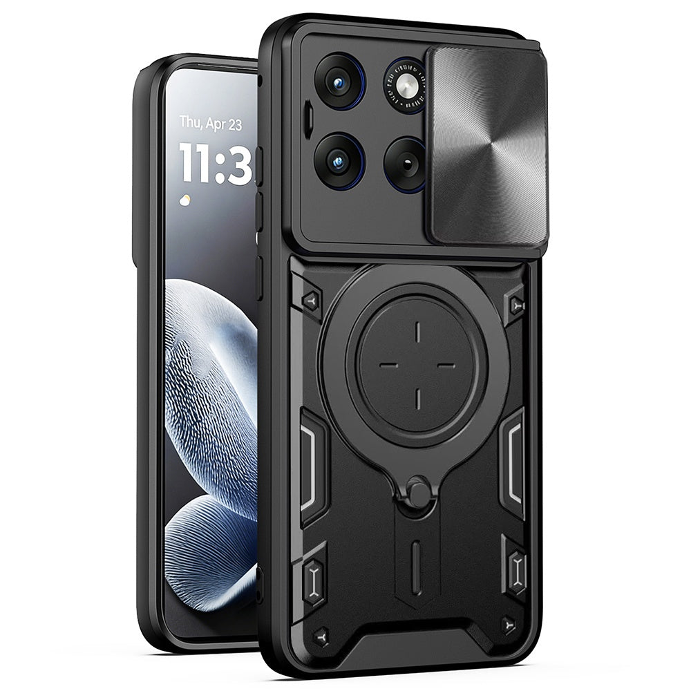 Калъф за Motorola Edge 70 Fusion, Techsuit, CamGuard Pro, Черен